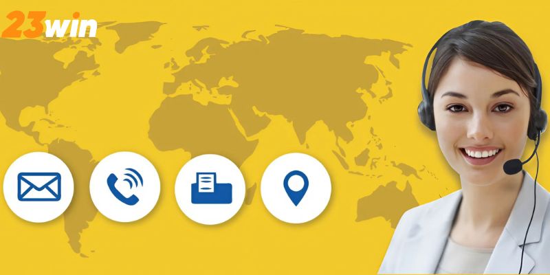 Các kênh liên hệ chính thức của 23win